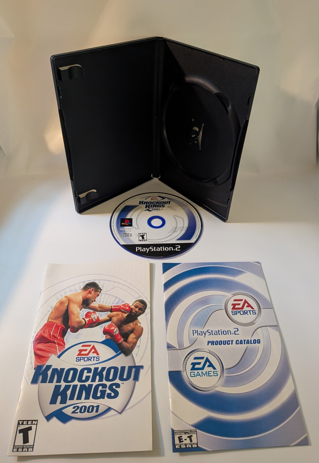 PS2 EA Sports Lot of 4 All CIB – Madden 04, NHL 05, Rugby 04, Knockout Kings 01