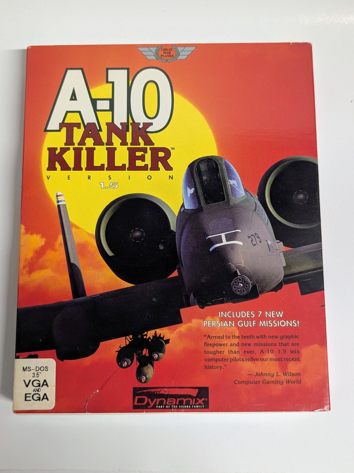 Lot of 4 A-10 A10 Tank Killer Thunderbolt Warthog PC Games Collectors Display
