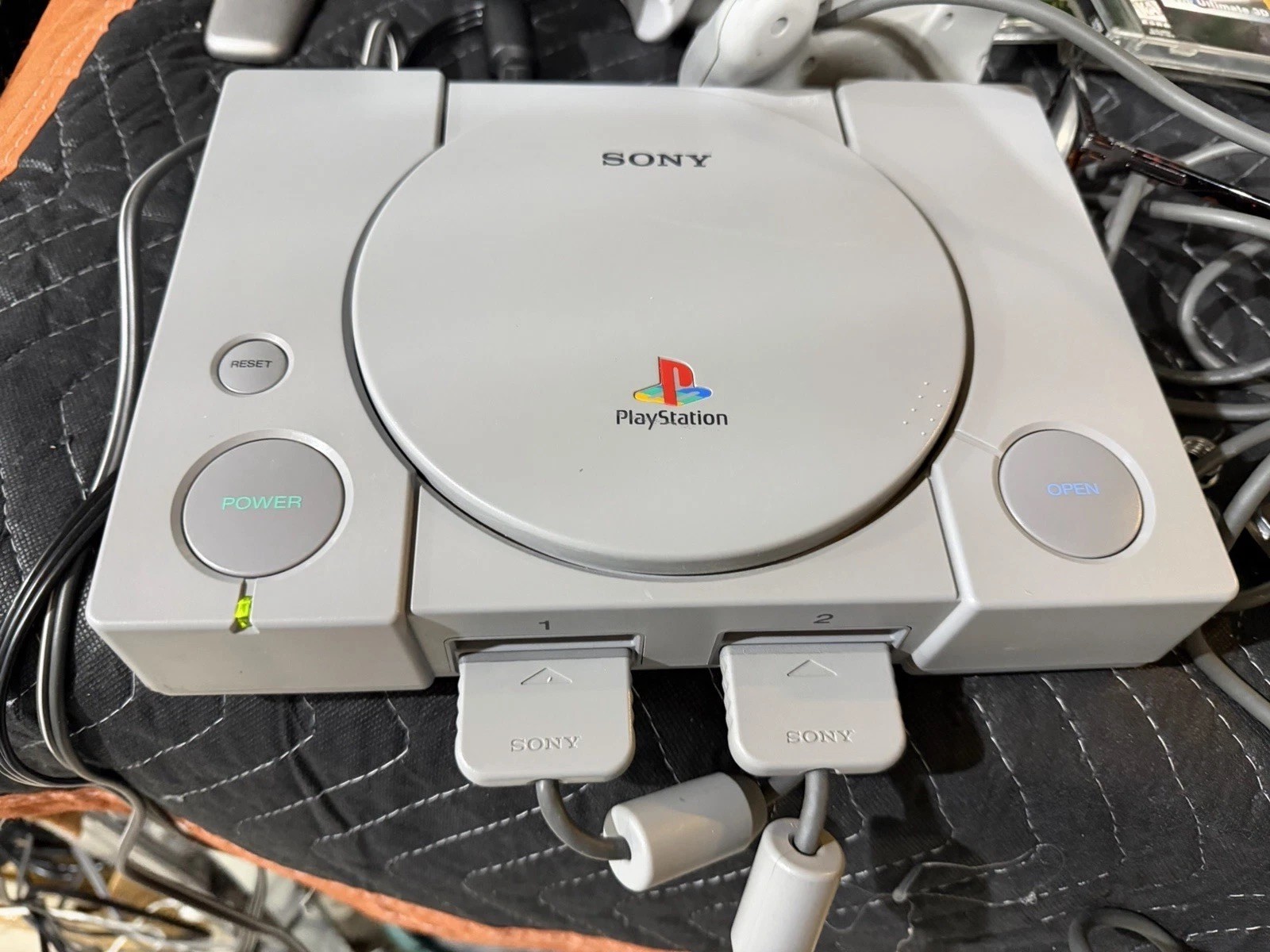 Sony Playstation PS 1 Dualshock Tested Console – With Box & Die Hard Game