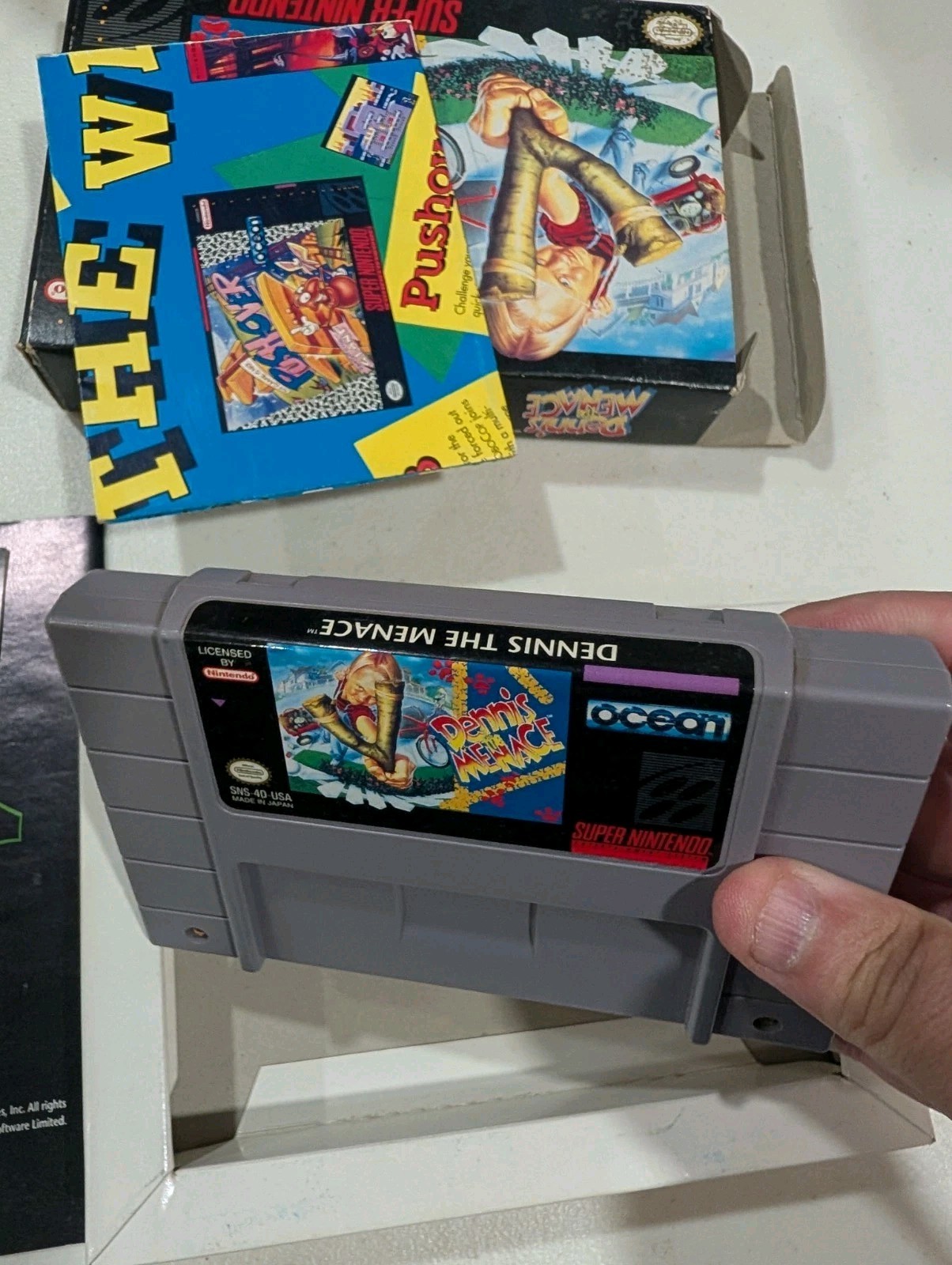Dennis The Menace (Super Nintendo SNES) Complete in Box CIB
