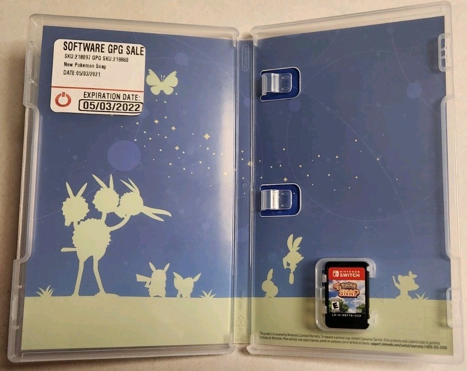 New Pokémon Snap Nintendo Switch Video Game In Case Excellent