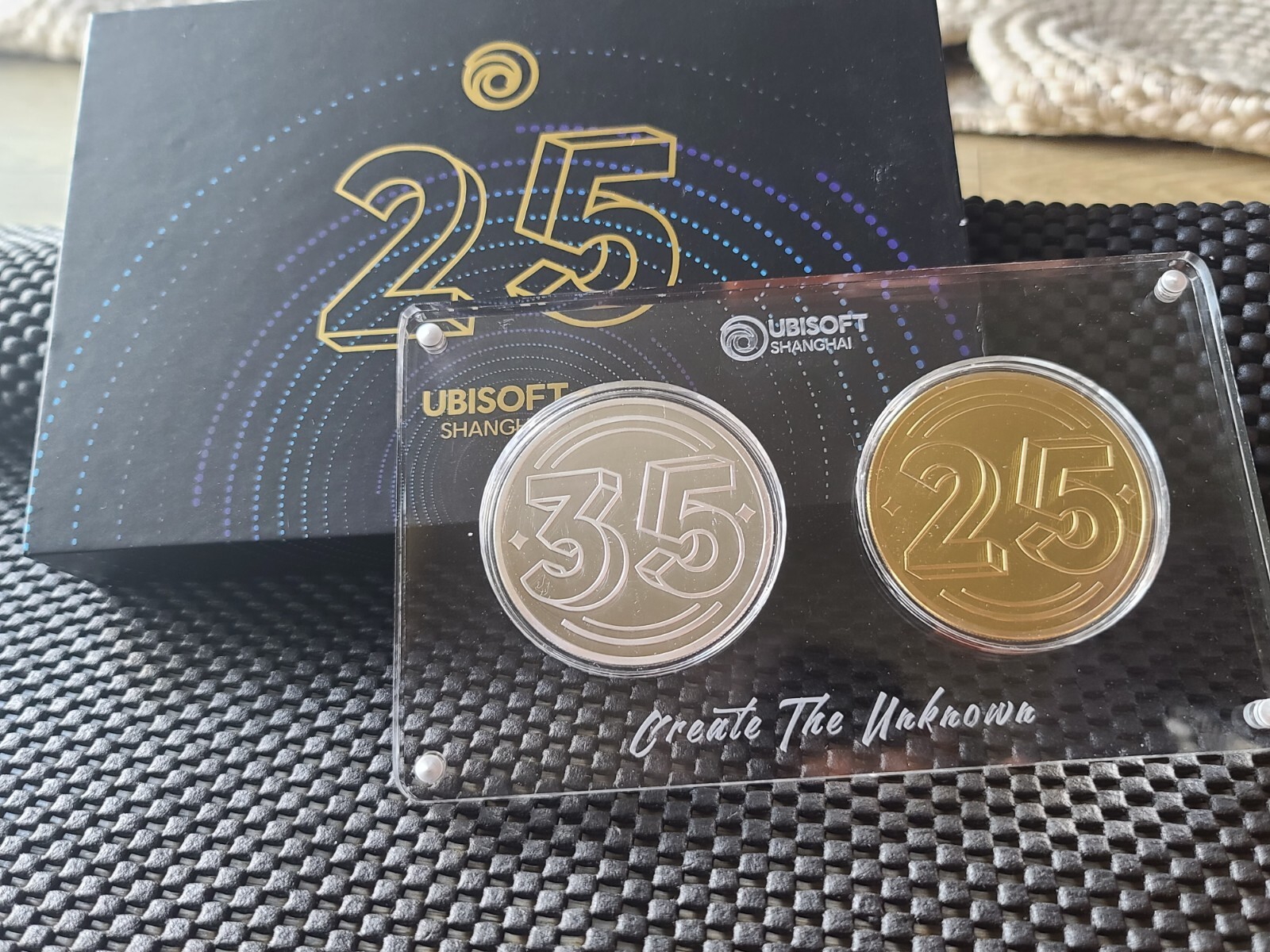 Ubisoft Developer Coin Medal 25th 35th anniversary Shanghai rare promo Xbox PS5
