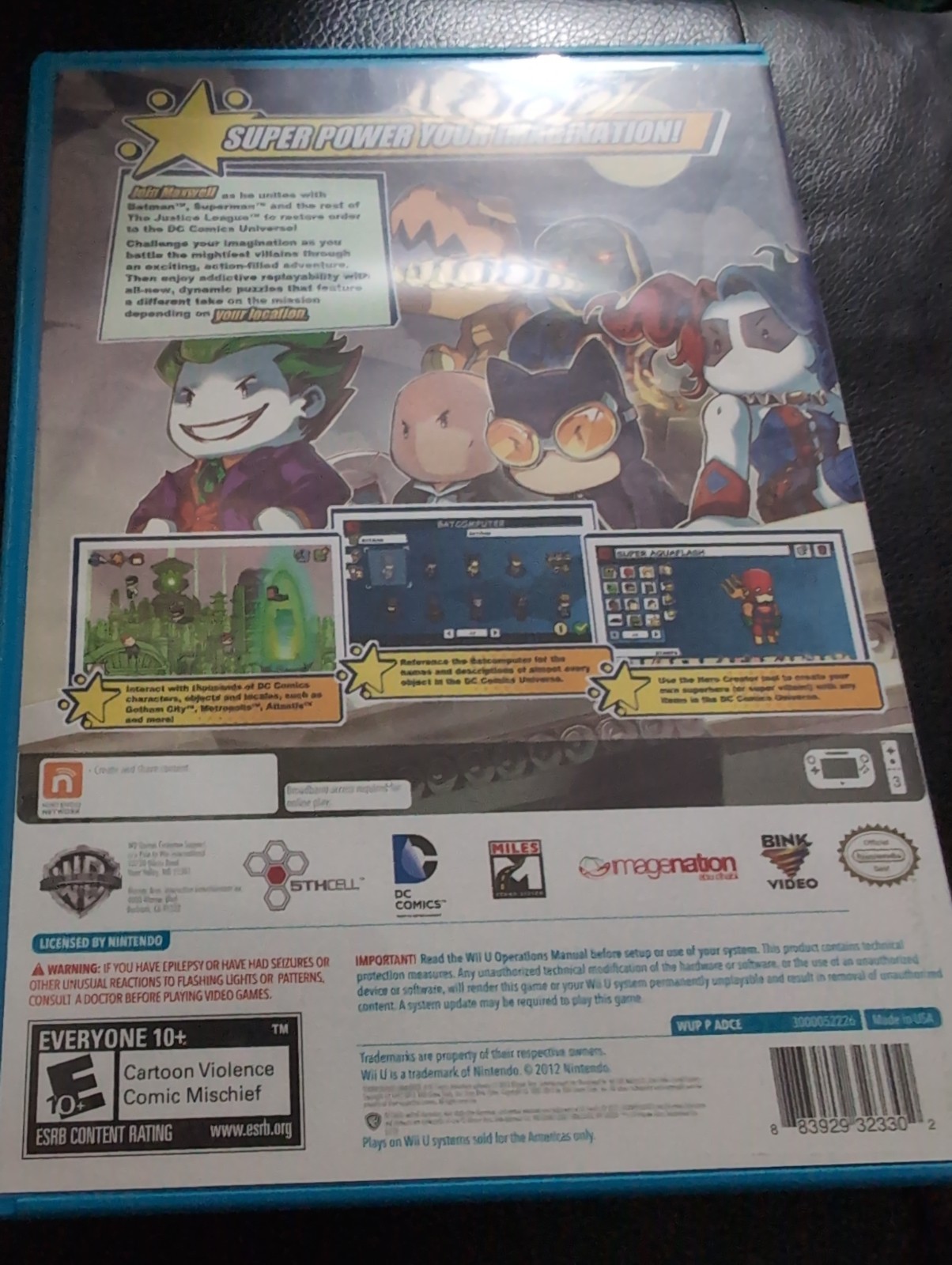 Scribblenauts Unmasked: A DC Comics Adventure (Nintendo Wii U, 2013)