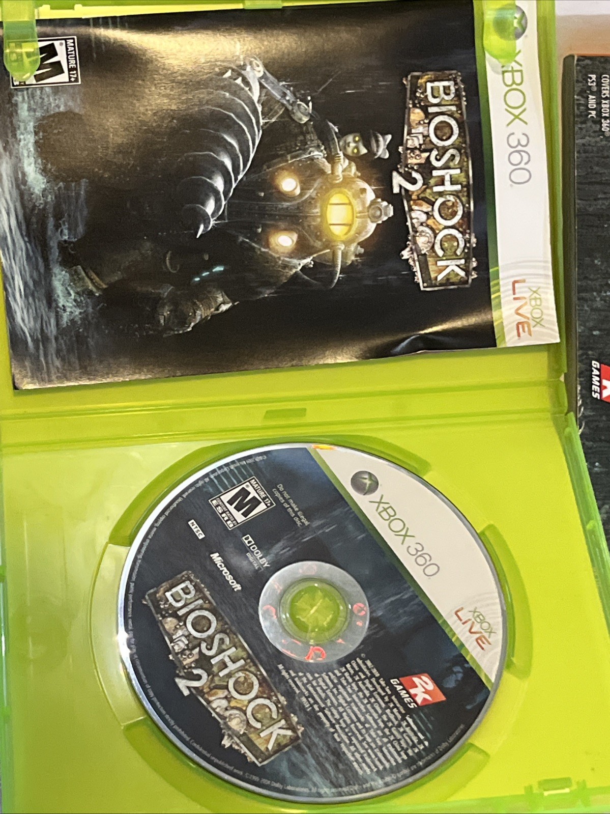 Bioshock 2 360 Game, Guide, and Factory Sealed Bioshock Infinite 360 Game-CIB
