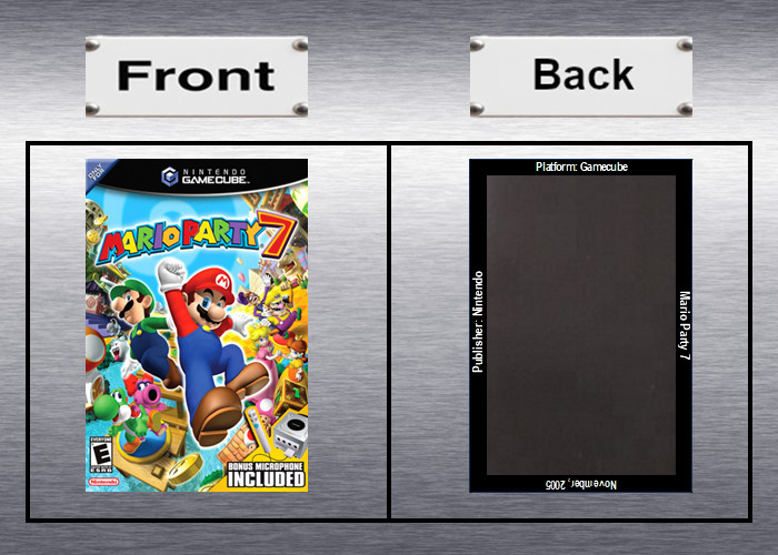 Mario Party 4,5,6,7,8,9 Video Game Box Art *GameCube/Wii* High Quality Magnet