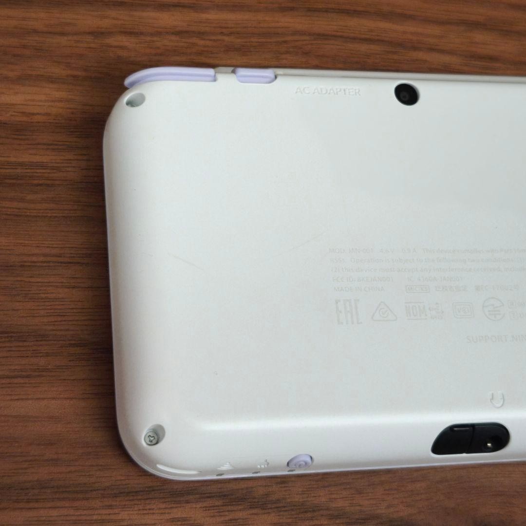 New Nintendo 2DS XL LL White Lavender Console Stylus Working Japanese ver