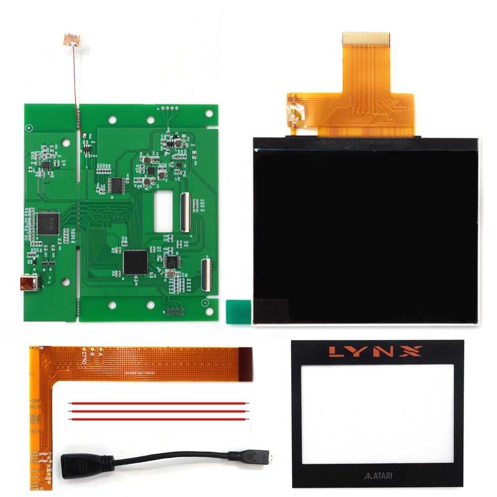 3.5inch HD IPS LCD Screen HDMI Mod Kits Retro Pixel For ATARI LYNX Ⅰ