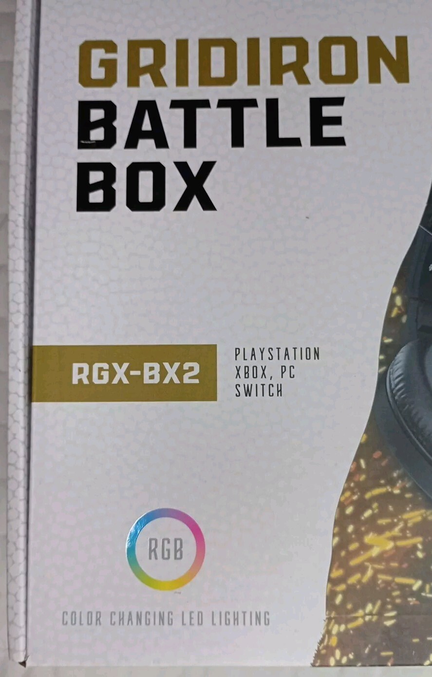 NFL Gridiron Battle Box Browns RGX-BX2 Xbox PS Switch Video Game Accessories