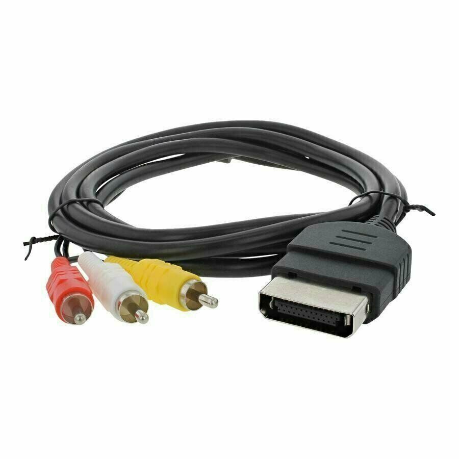 Xbox AV Cable / Power Cord for the Original Xbox Microsoft TV Charger Bundle