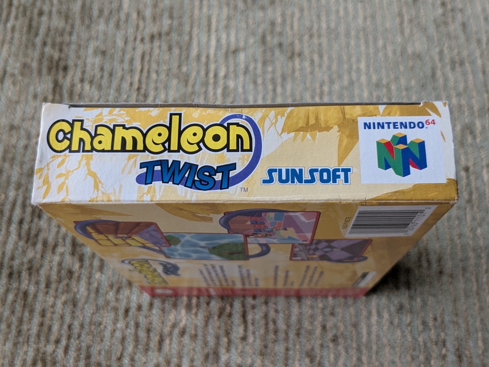 Chameleon Twist Nintendo 64 N64 100% Complete CIB Tested Working