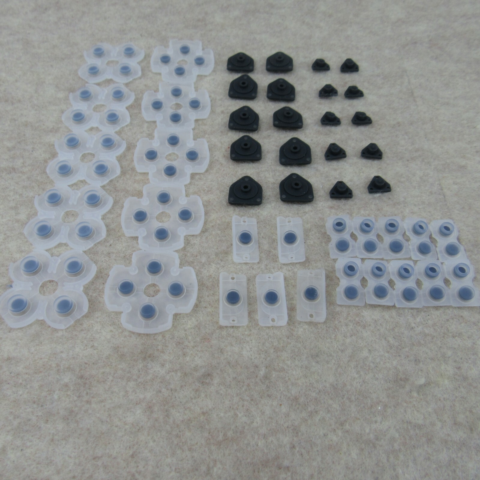 For PS4 Controller Replacement Rubber Conductive Pads Silicone Buttons Set of 5
