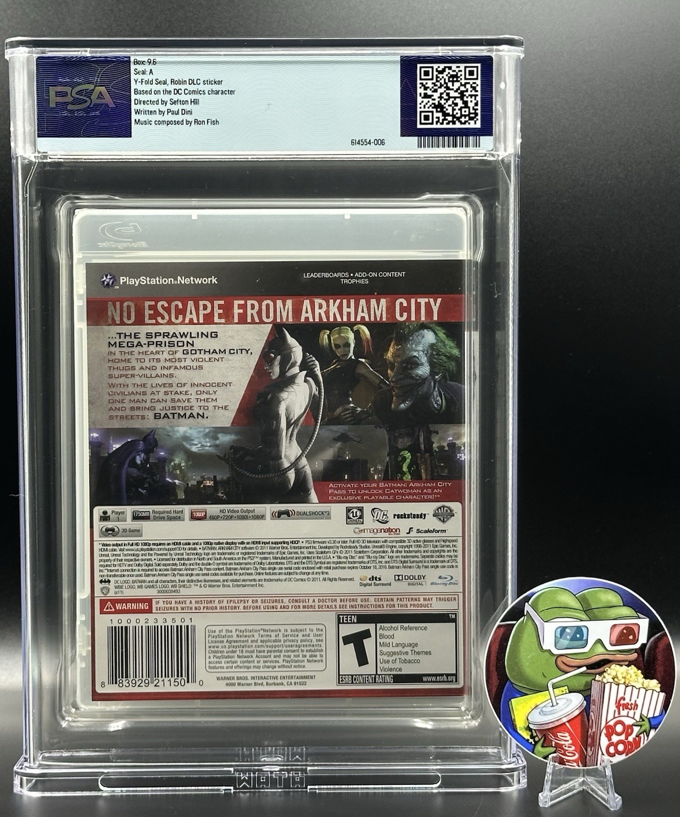 Batman: Arkham City • PSA 9.6 A • PlayStation 3