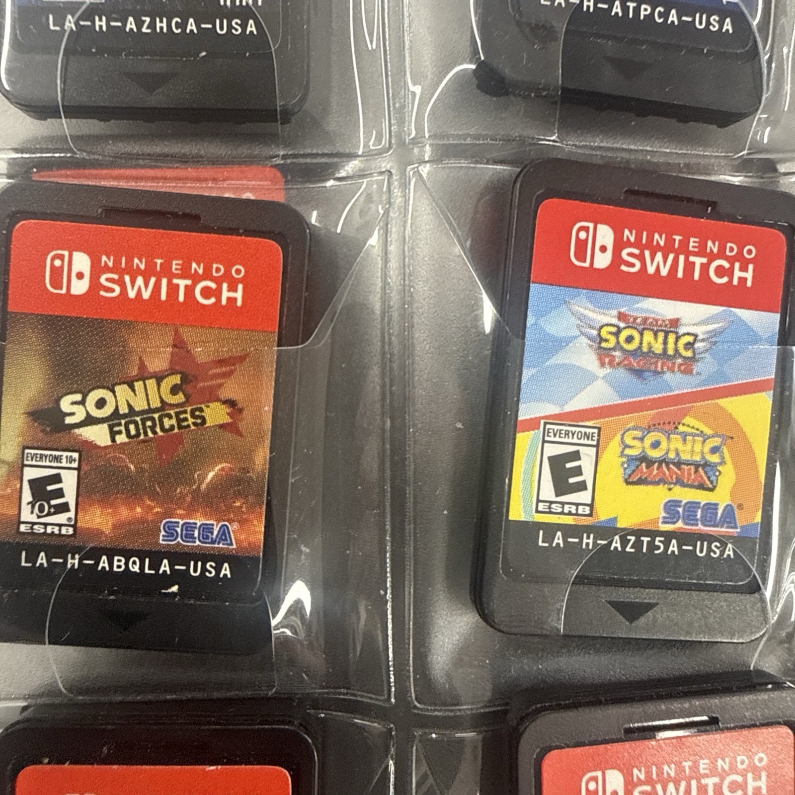 Sonic Mania Team Sonic Racing Force Nintendo Switch Video Game Bundle