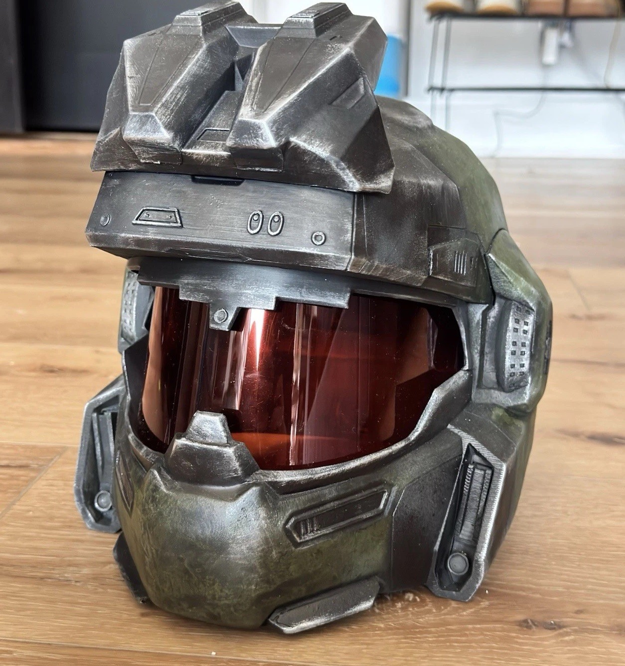 Halo Reach Jorge Helmet 3D Printed & Premade Orange Visor Adult
