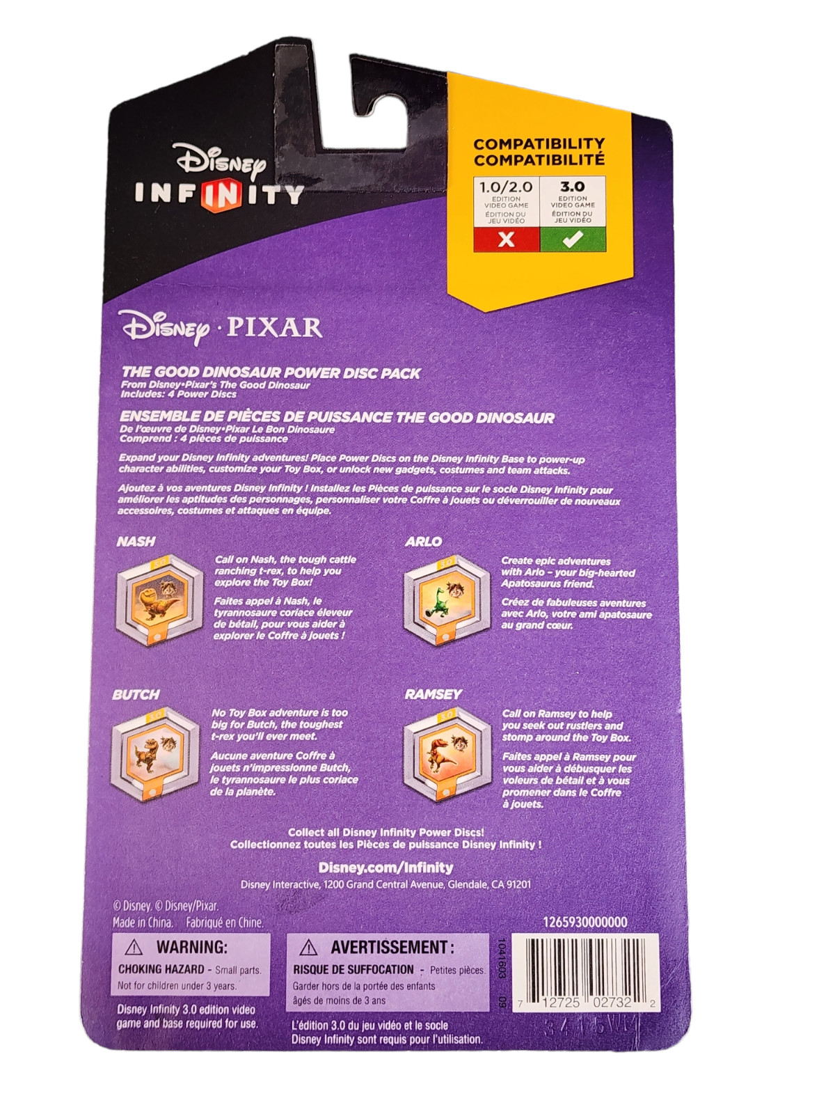 NEW Disney Infinity 3.0 Edition: Pixar’s The Good Dinosaur Power Disc Pack