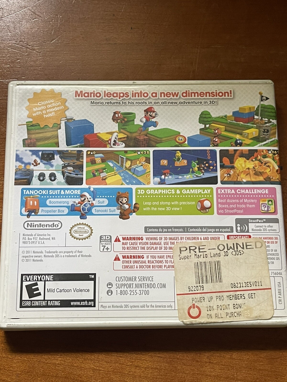 Super Mario 3D Land (3DS, 2011)