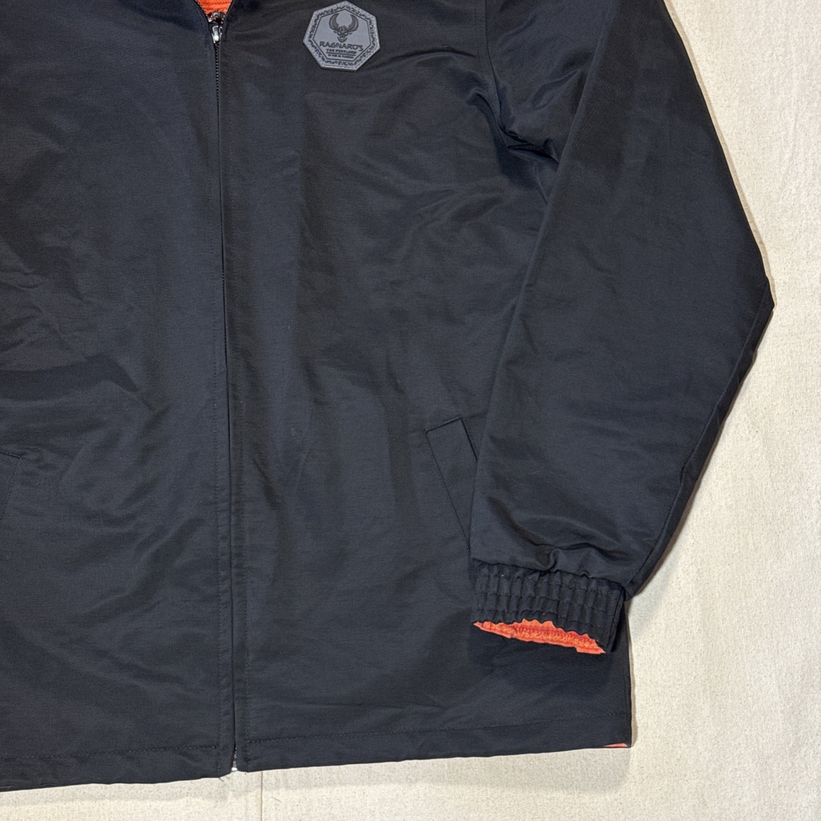 World of Warcraft Ragnaros The Firelord Full Zip Jacket Hoodie Blizzard Men’s M