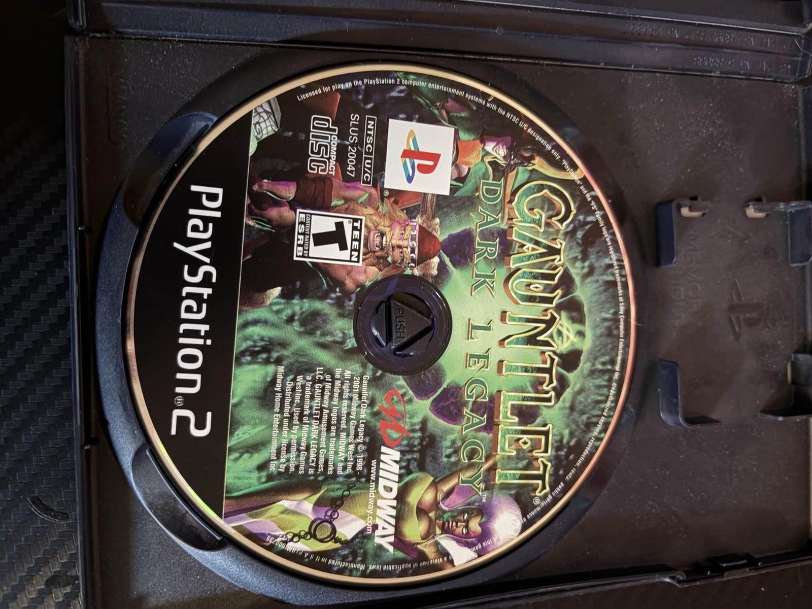 Midway Gauntlet: Dark Legacy PS2 game Multiplayer Manual Included NTSC-U/C 2001