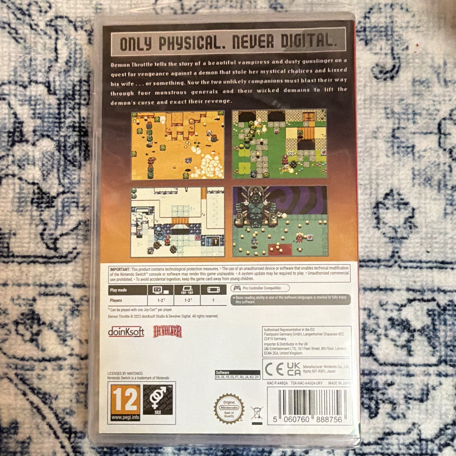 Devolver Digital Demon Throttle Nintendo Switch Action PEGI 12 PAL