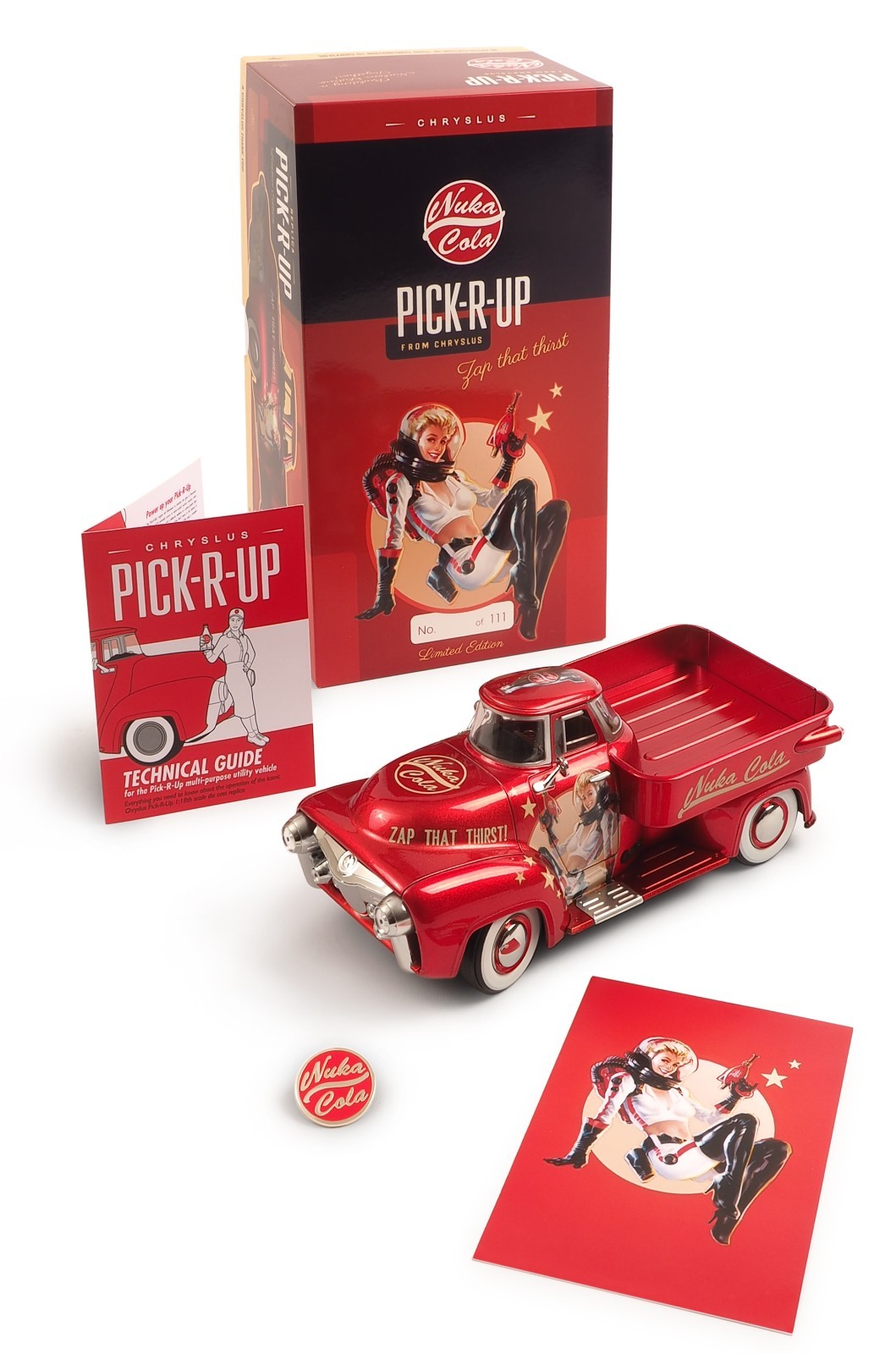 Fallout Nuka Cola Pick-R-Up 1:18 Die Cast Replica Limited Edition #21/111