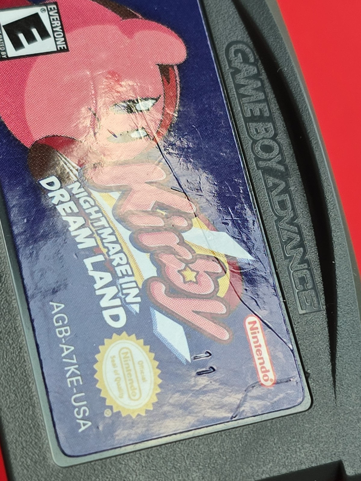 Kirby Nightmare in Dream Land Nintendo Game Boy Advance Authentic Flash Saves