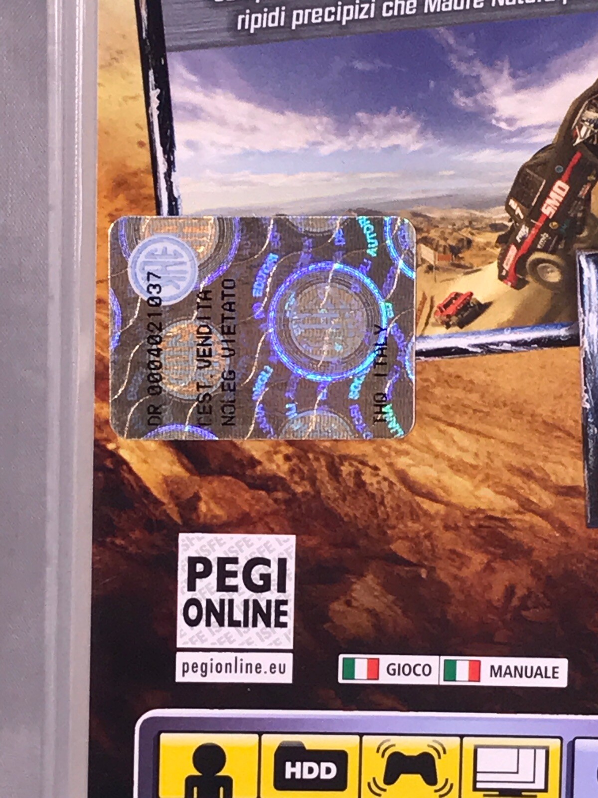 Baja Edge Of Control Ps3 Region 2 Italy Version Sony Collectable Brand New Seale