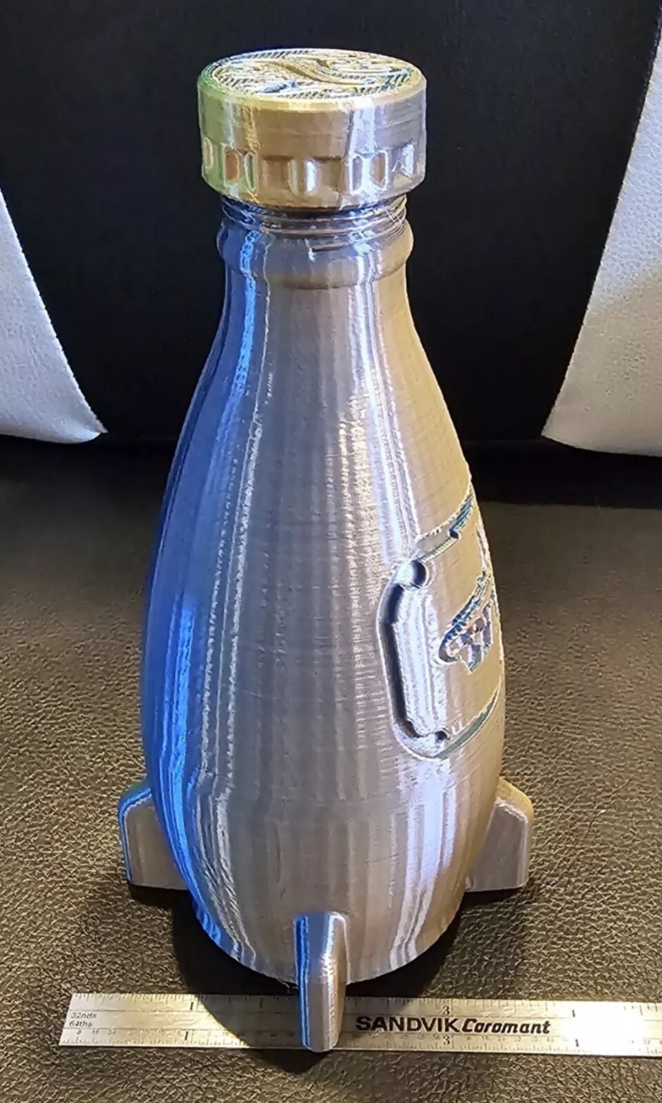 Nuka WILD Cola Bottle +CAP Fallout 3D Cosplay Storage Container Gamer Toy