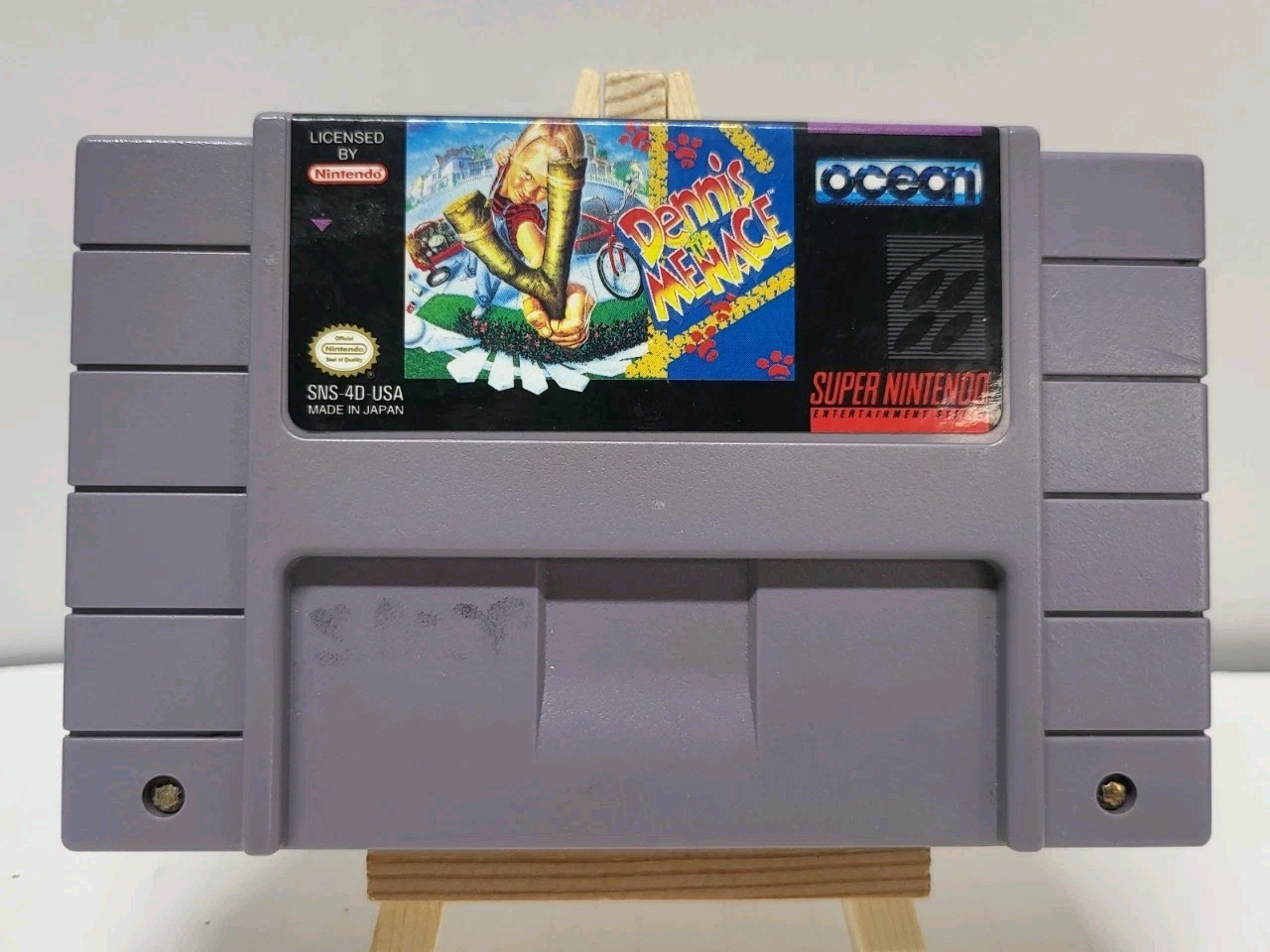 Dennis The Menace Super Nintendo SNES Authentic Cartridge Only Tested Working