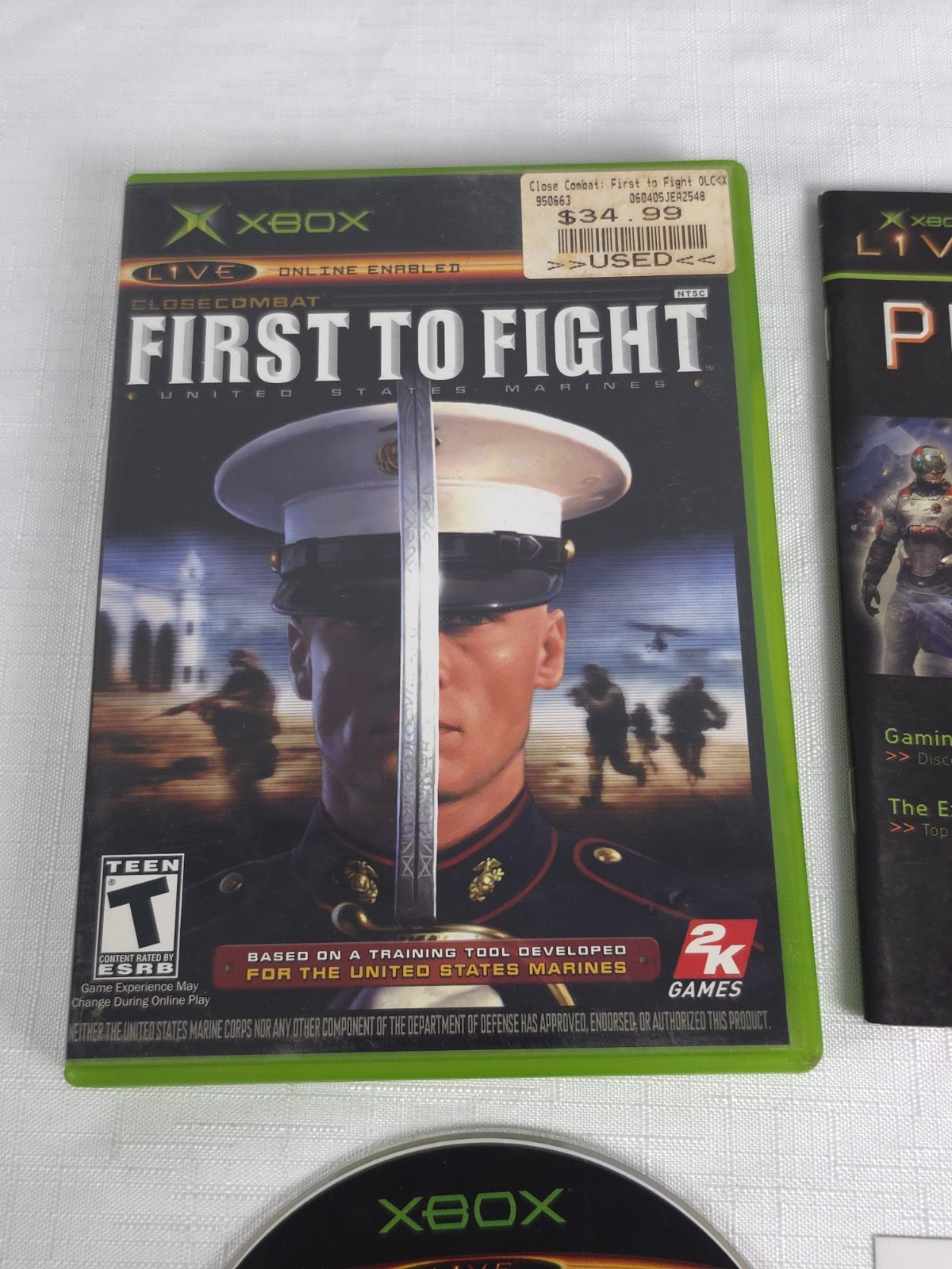 Close Combat: First to Fight / Microsoft Xbox – CIB Complete W/ Reg Card Tested