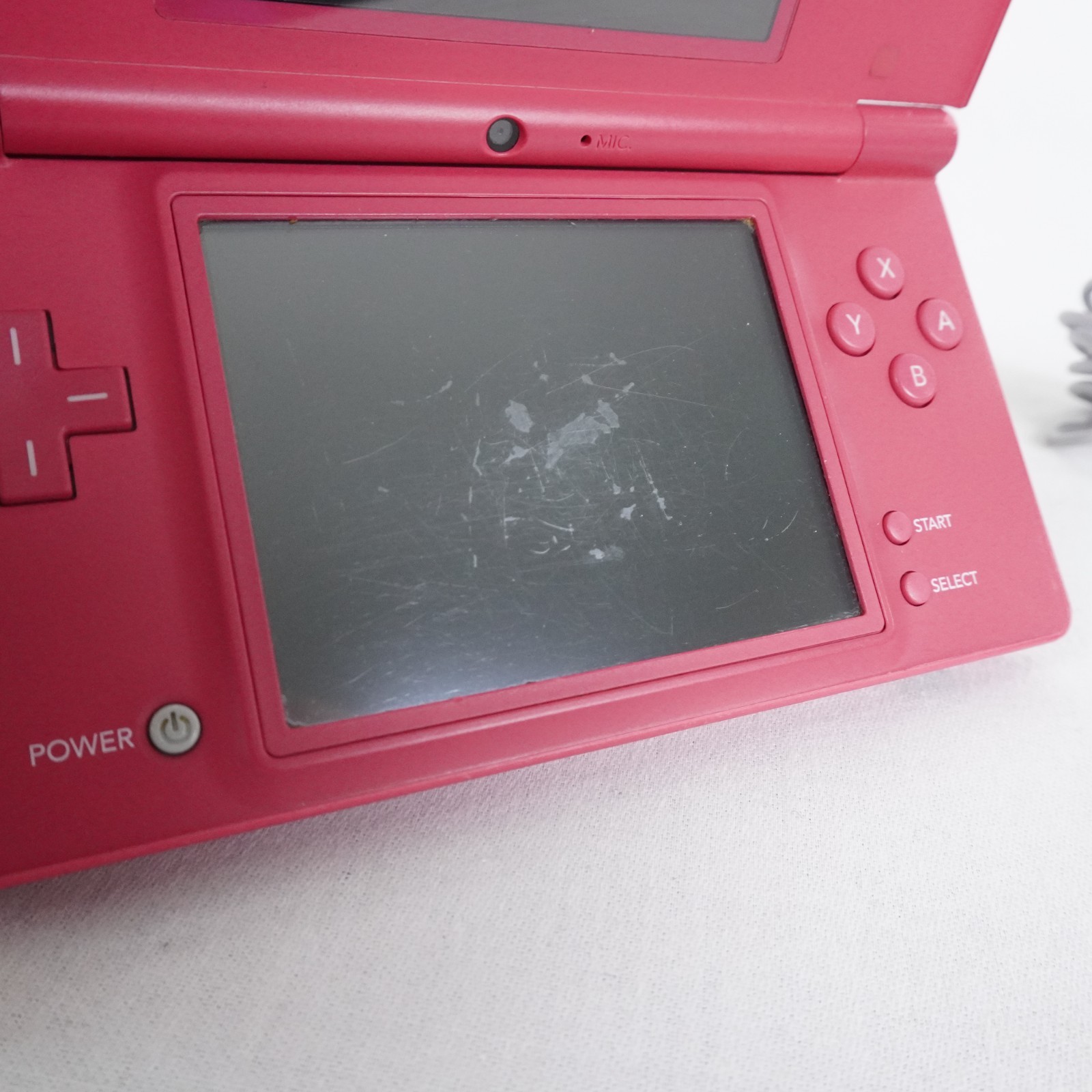 Nintendo DSi Pink Handheld Console w/ AC Adapter