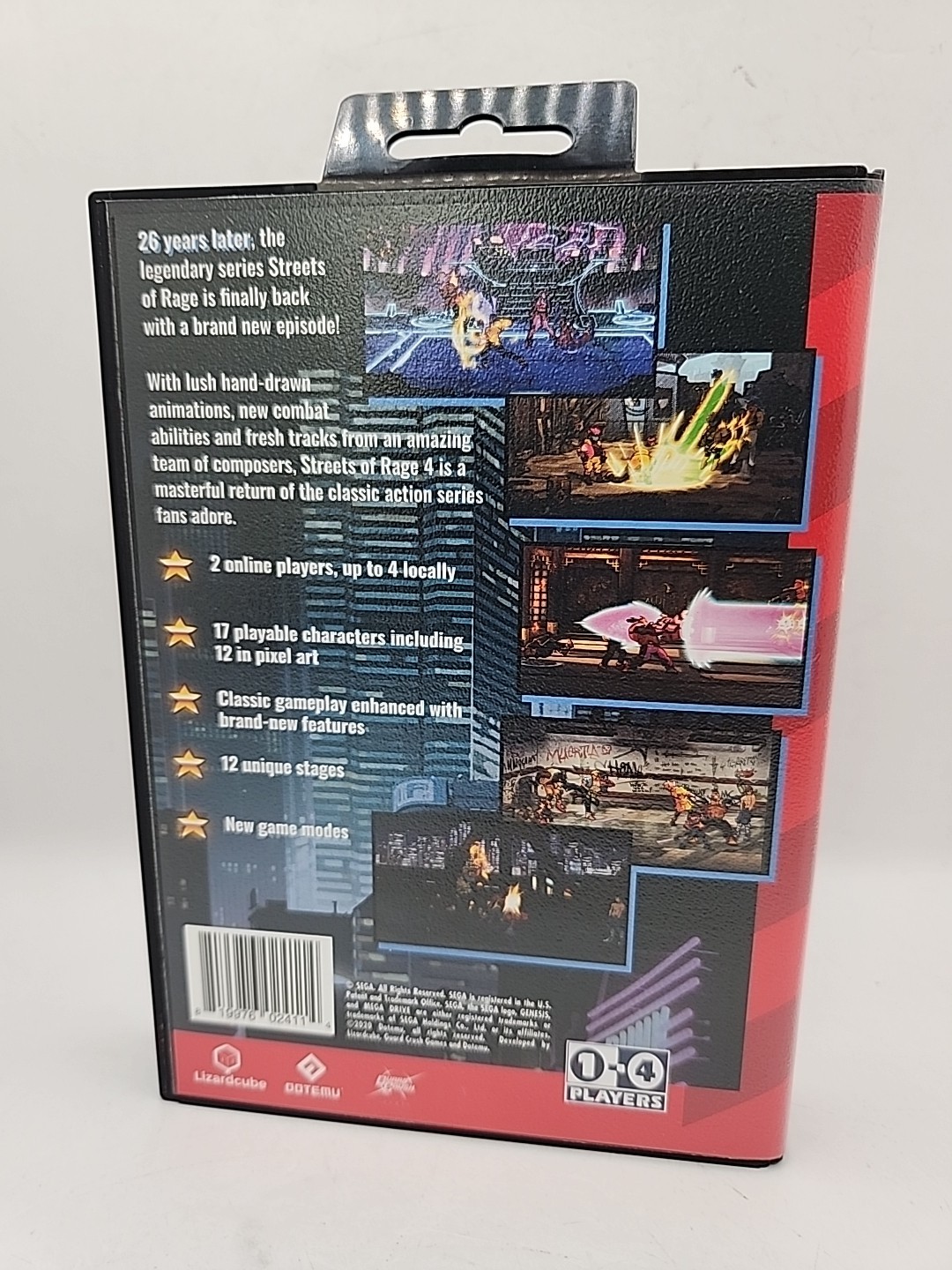 NEW Streets of Rage 4 Metal Cartridge with Case & Original Soundtrack