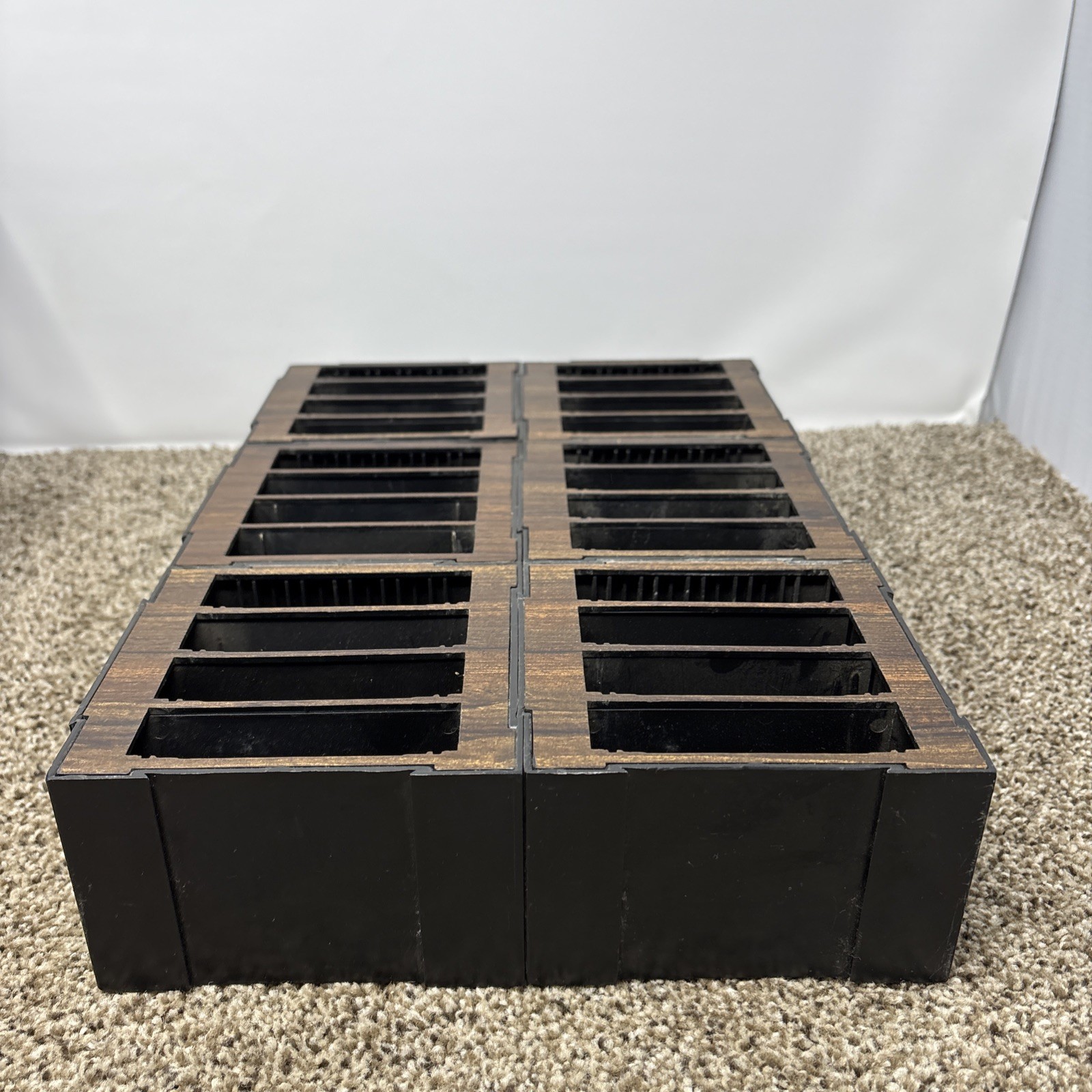 VINTAGE Music Mate 24 Ct. Modular Atari Game Holder Storage Organizer RARE