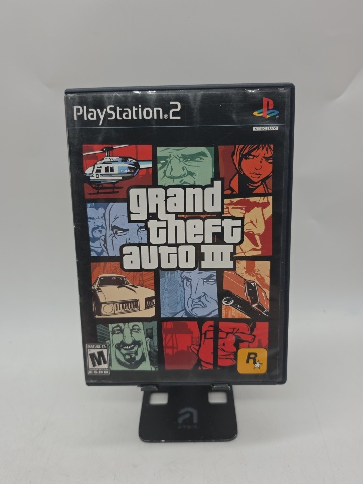 GRAND THEFT AUTO III Playstation 2 Cib Complete Mint Tested Working