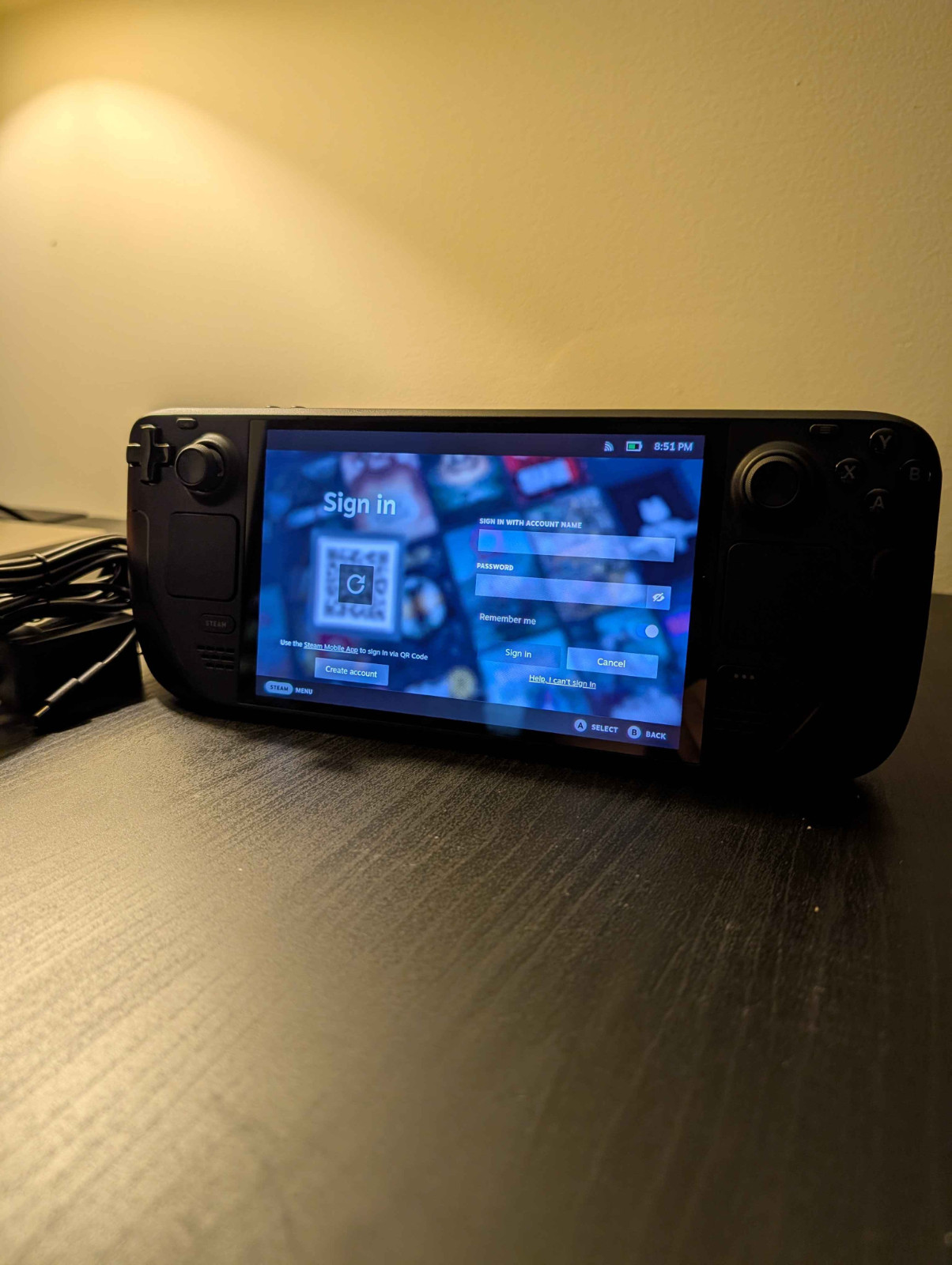 Valve Steam Deck OLED 512GB with case and charger