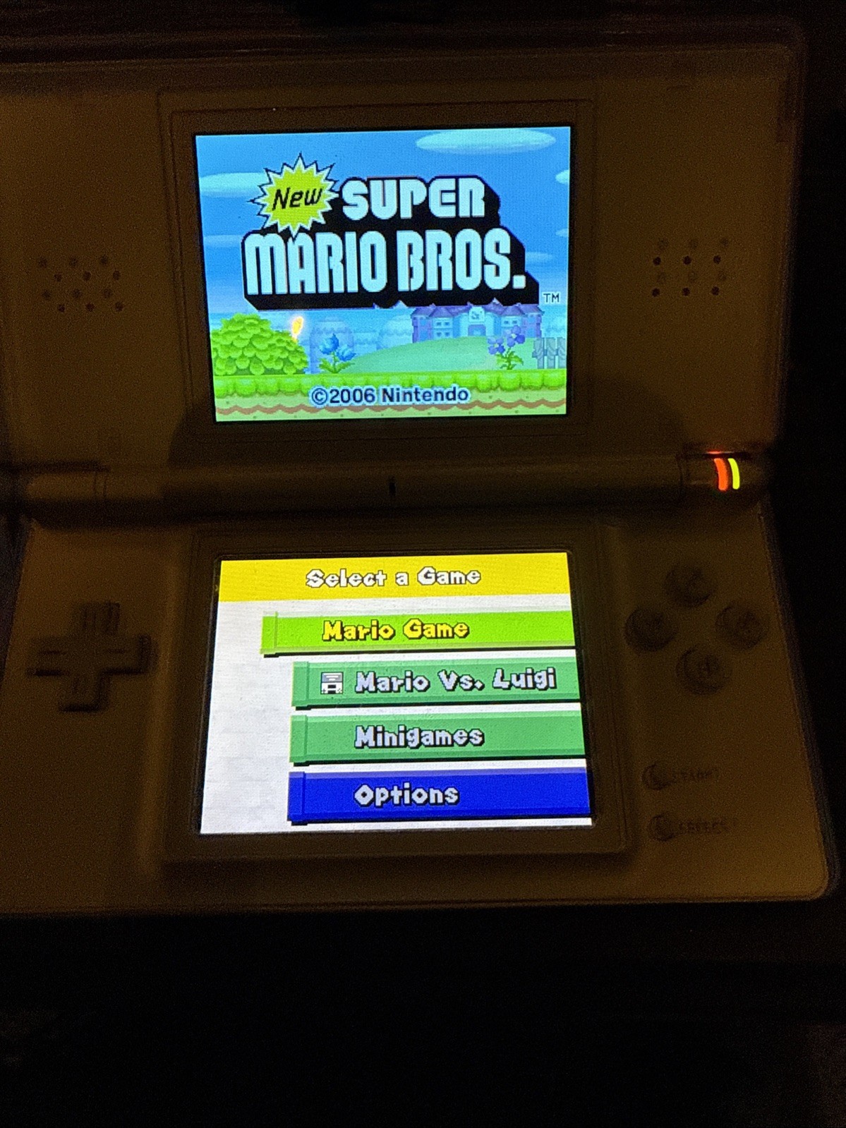 Nintendo DS Launch Edition Titanium Handheld System Missing Stylus – Tested