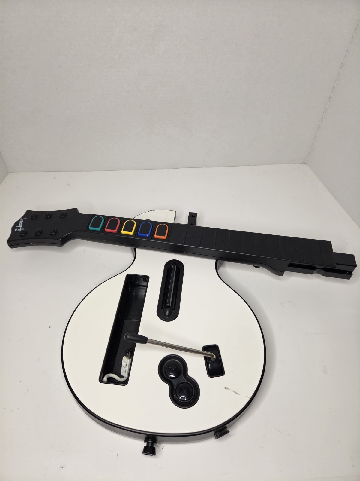 Nintendo Wii Guitar Hero Gibson Les Paul edition Red Octane No Strap Tested Work