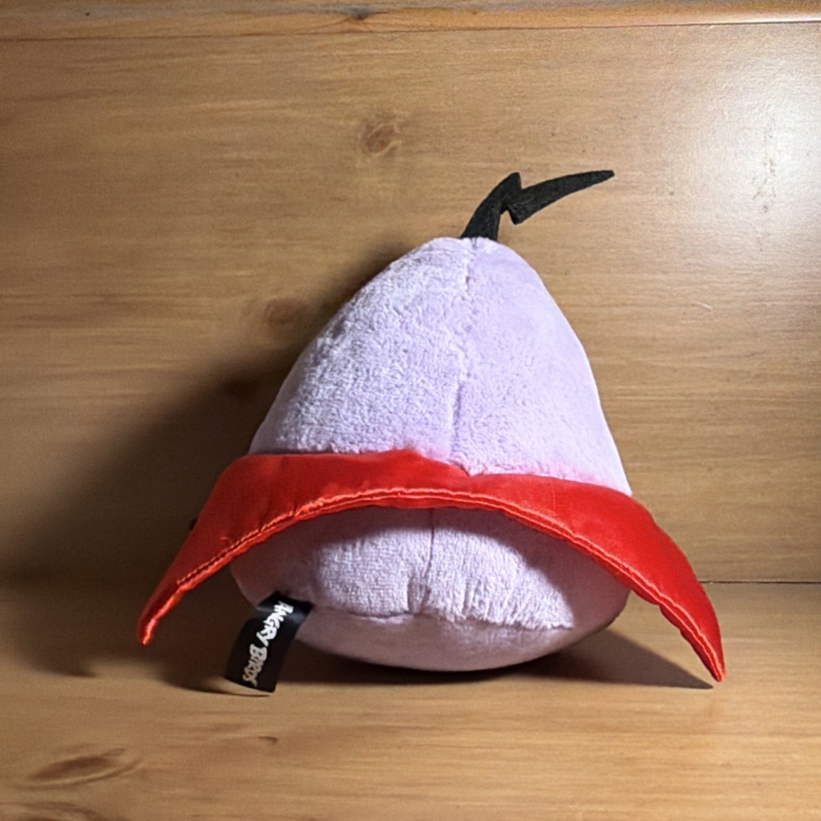 Angry Birds Space Chuck Bird Plush Toy Purple Bird Red Cape Rovio 2012 MPN 90097