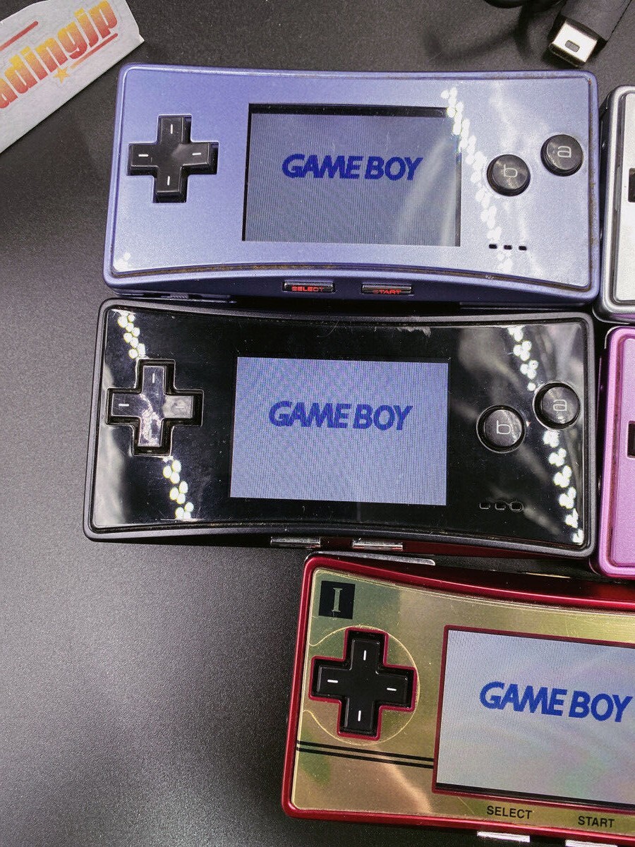 Nintendo GameBoy Micro Console Various Colors to Choose Japanese Edition Tested
