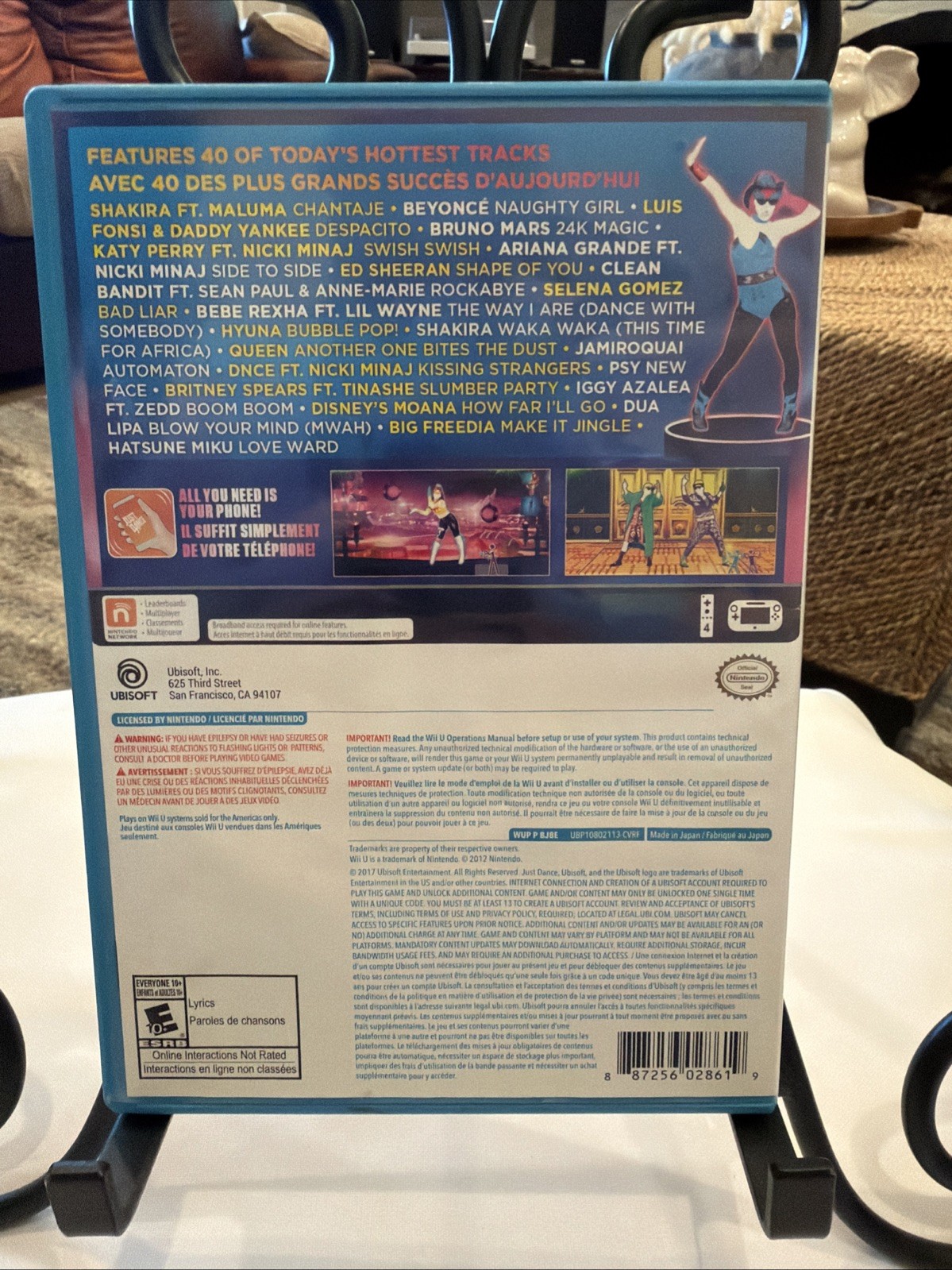 Just Dance 2018 (Nintendo Wii U) CIB! W/ Inserts! Works Great! Fun Game!