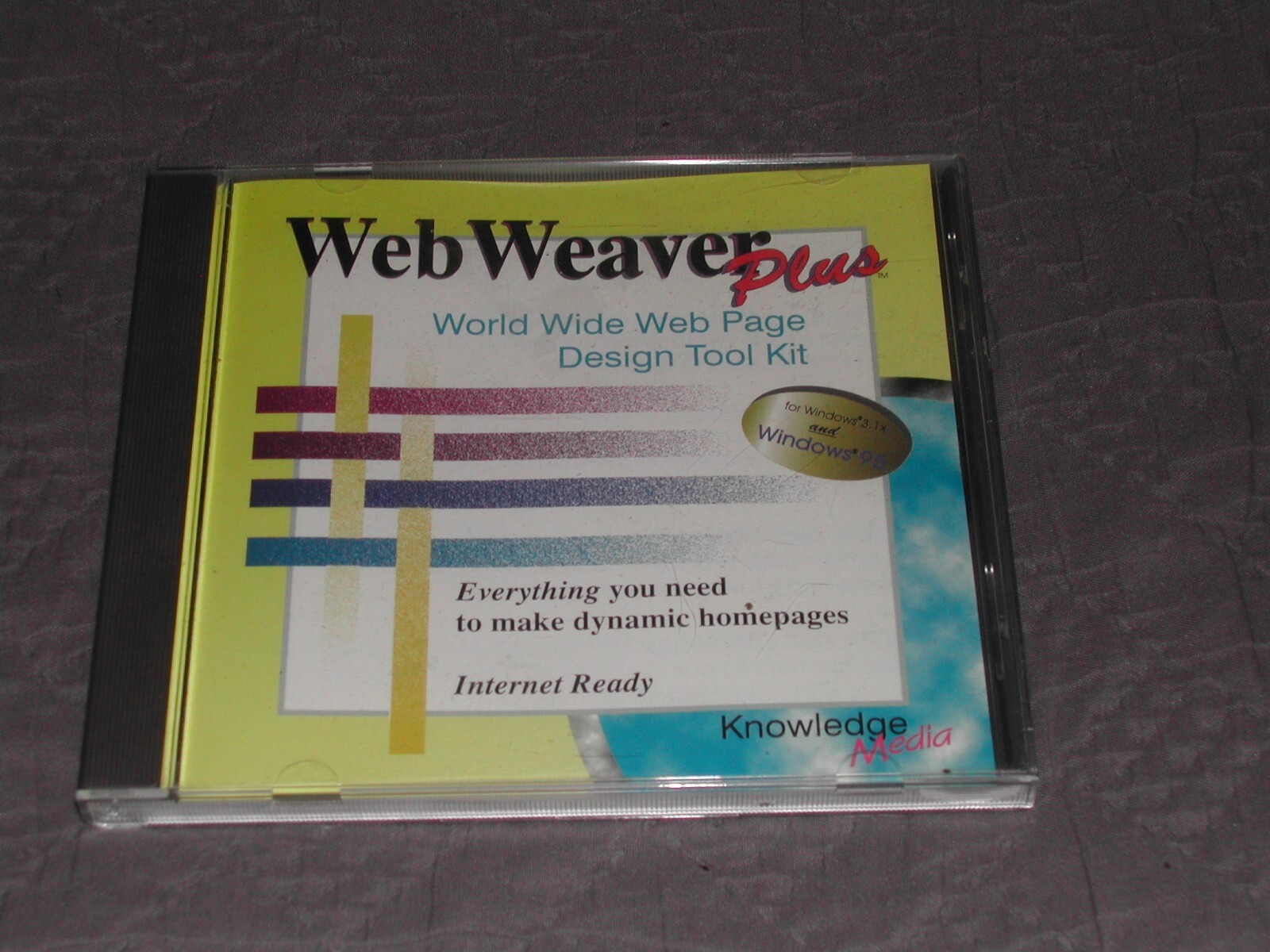 web weaver plus knowledge media (PC, 1995 CD-ROM