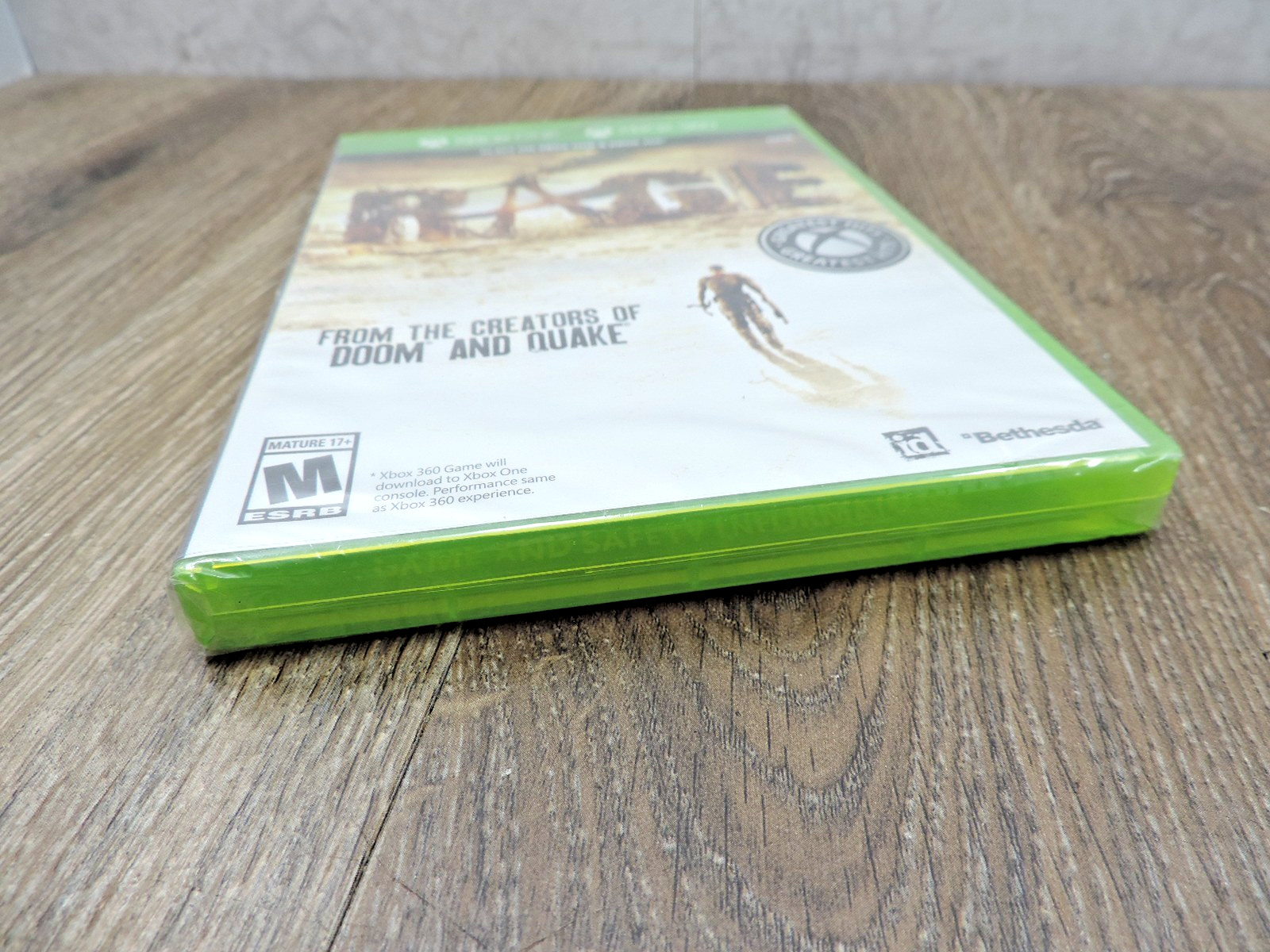 Rage Xbox One Xbox 360 Sealed