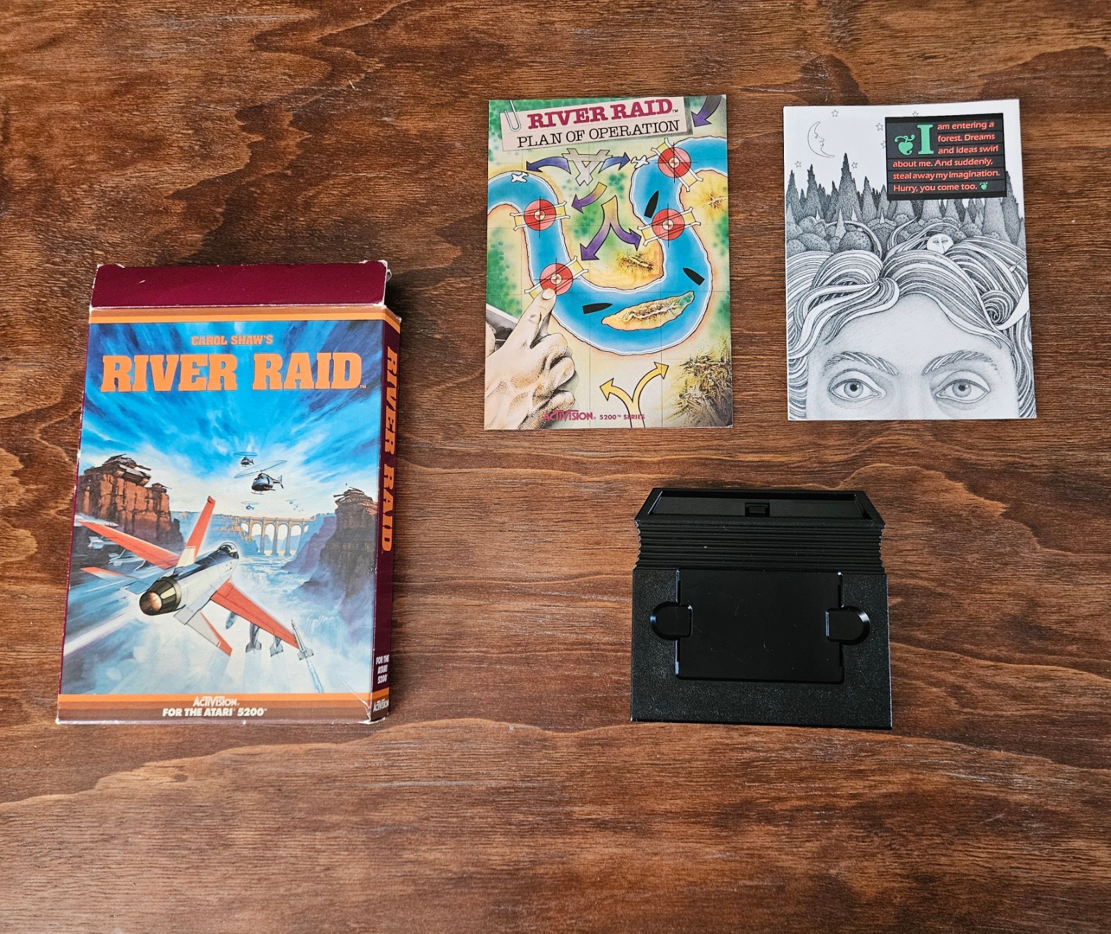 Activision Keystone Kapers & River Raid Atari 5200 Lot
