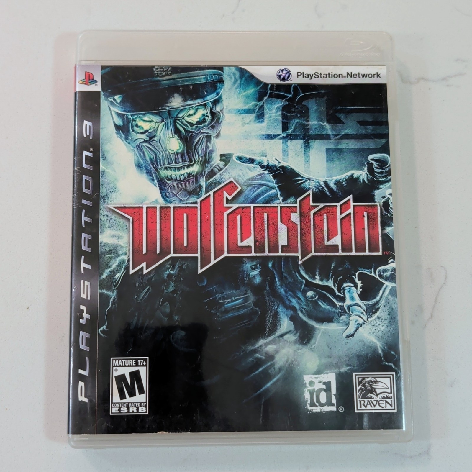 Wolfenstein (Sony PlayStation 3, 2009) w/ Manual – Wavy Artwork – Tested