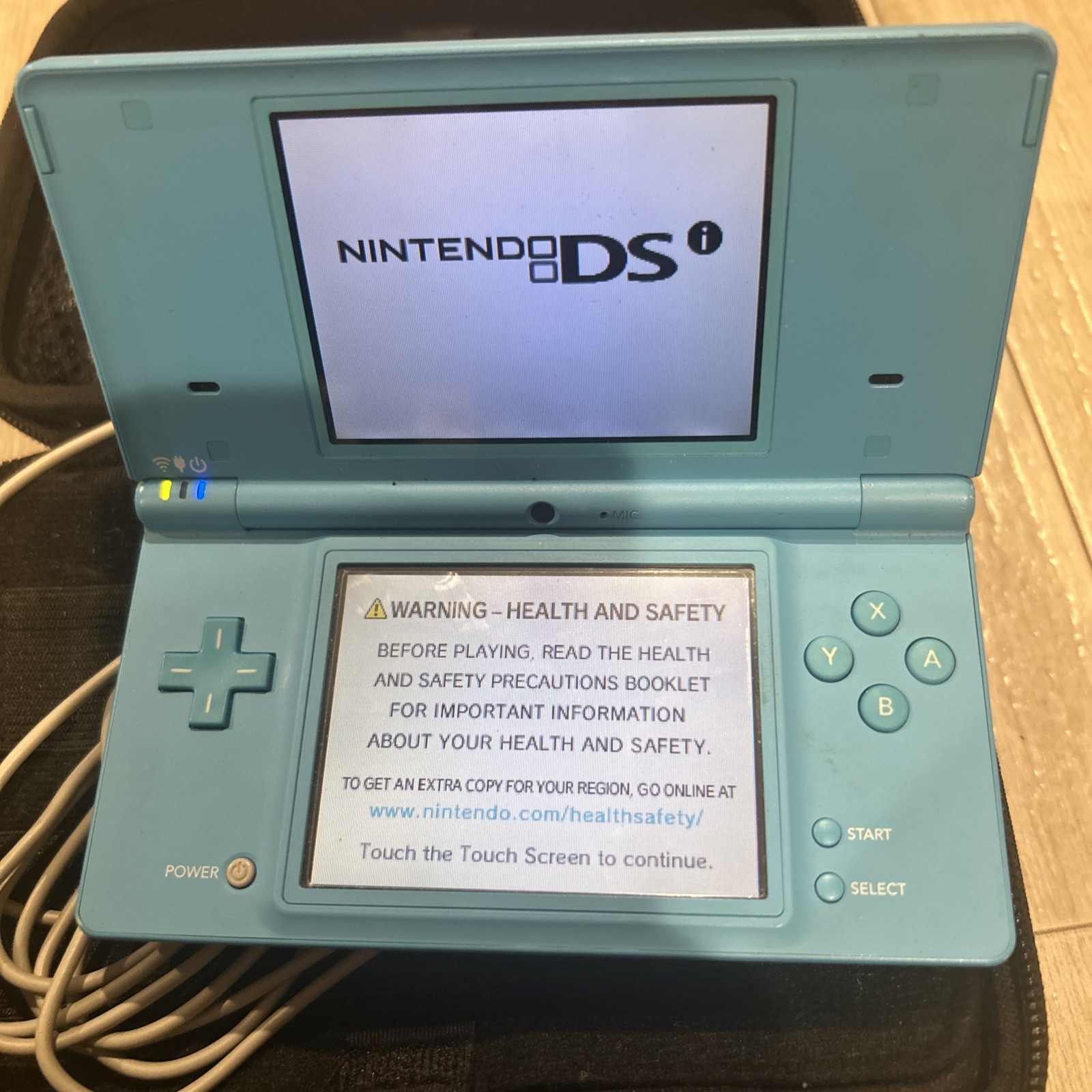 Nintendo DSi Light Blue Handheld Console Game System