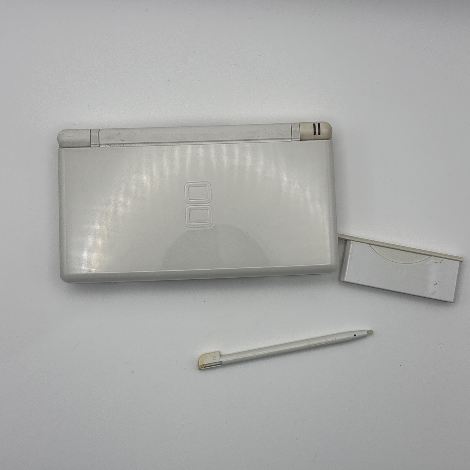 Nintendo DS Lite Handheld Polar White Tested & Working Match Gba Cover Stylus Jp