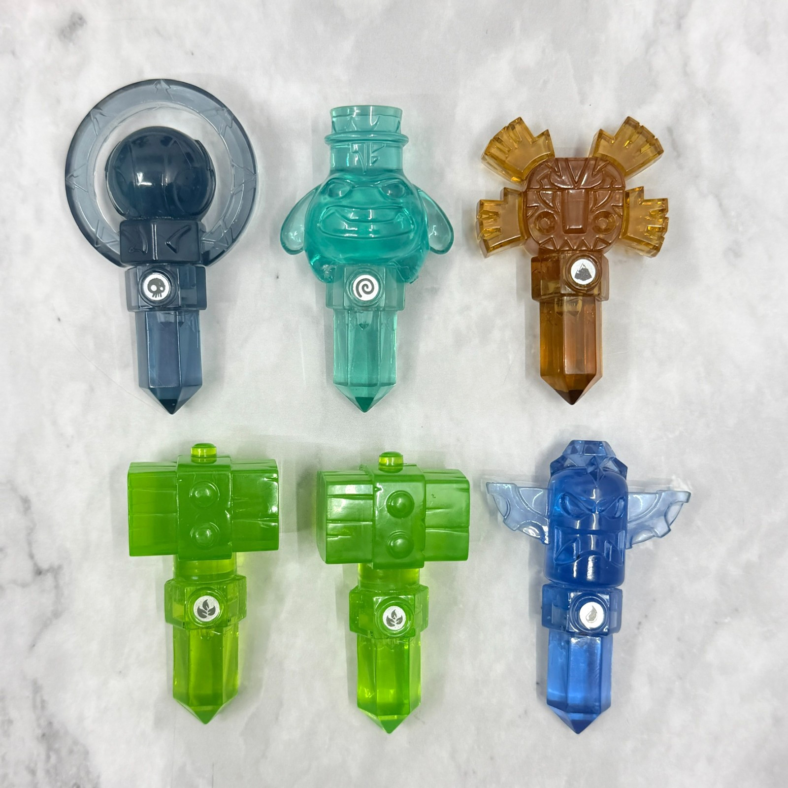 Skylanders Lot 26 Figures Crystals + 2 Cases Trap Team Trap Masters Tested READ