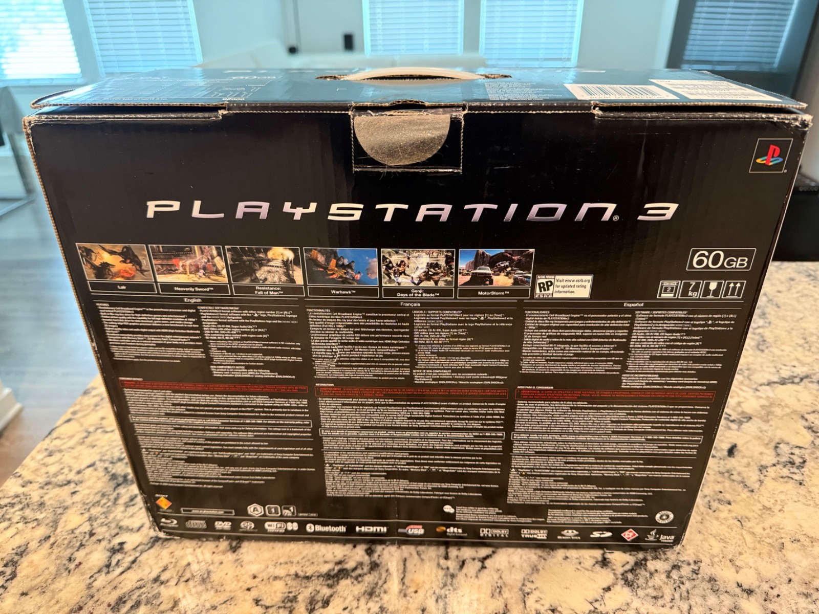 PlayStation PS3 Backward Compatible 60GB CHCHA01. READ!