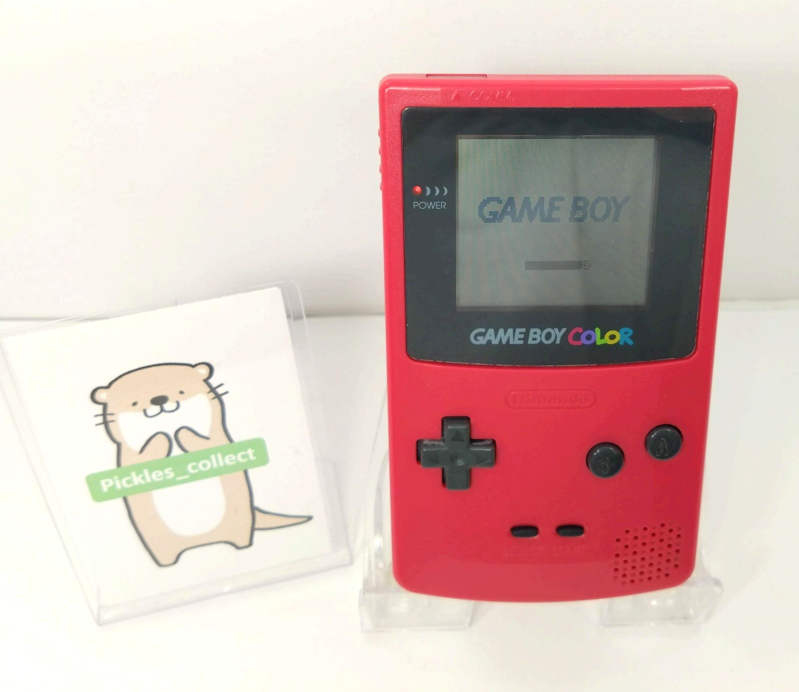Nintendo CGB-001 Game Boy Color Red Console only Tested GB GBC 0506F