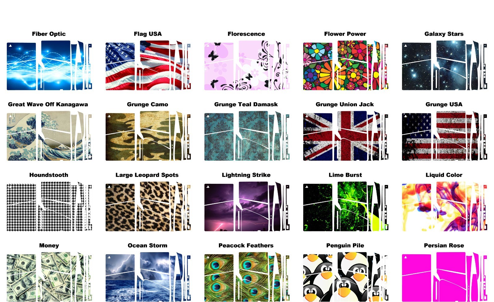 Choose Any 1 Vinyl Decal/Skin for PlayStation 5 Slim Disc – Free US Shipping!