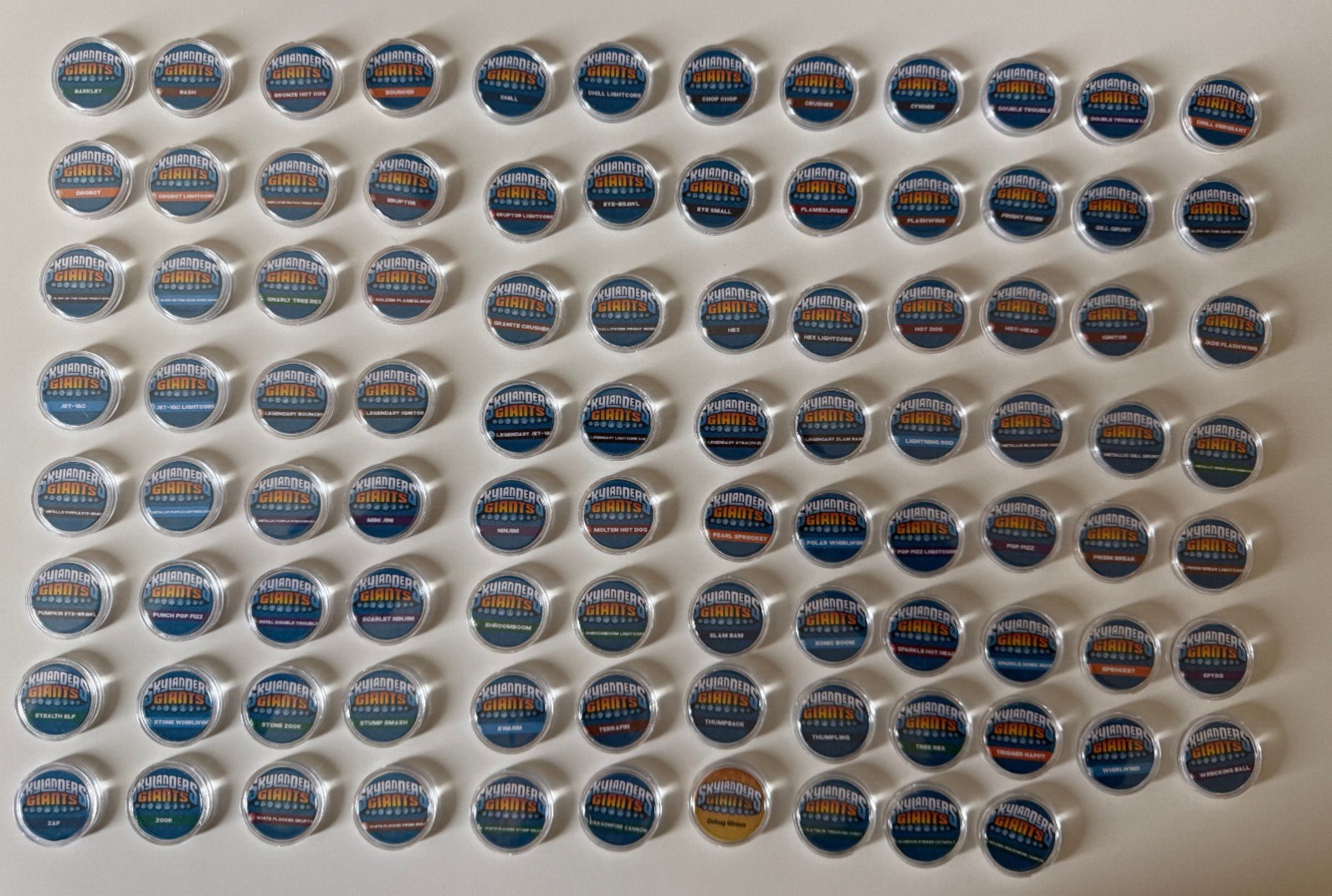 Skylanders Giants Complete Set Of 94 NFC Coins Legendary / Lightcore / Chase